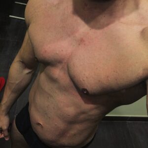 Muscular athletic Saif