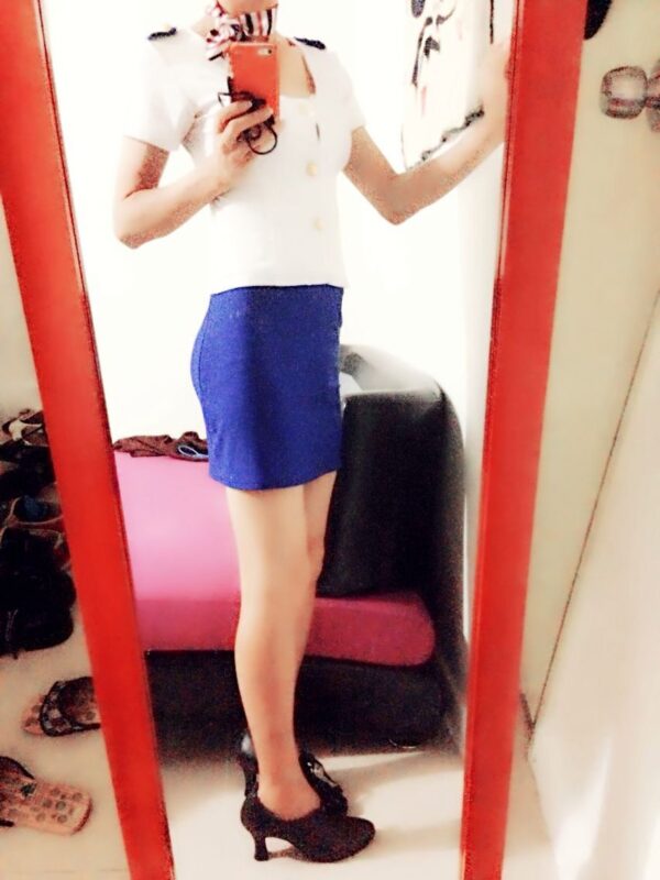HK Ladyboy Uniform Sexy - Image 4
